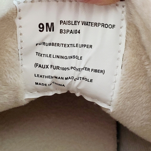 Jambu JBU Paisley Waterproof Boots Size 9 Pull-on Leather Rubber Ankle Booties - Picture 12 of 14